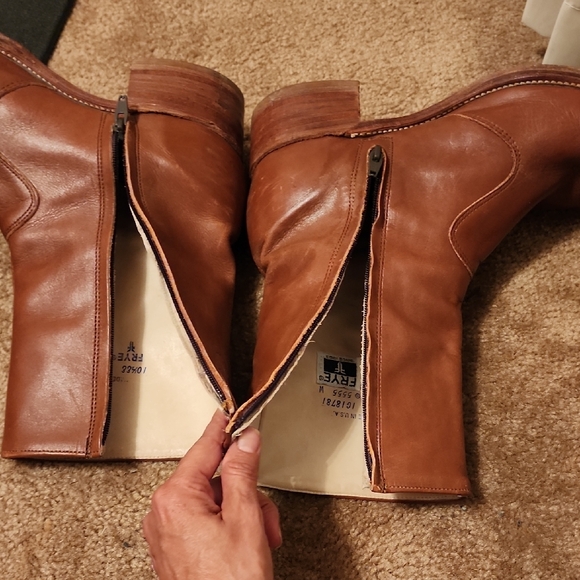 Frye Campus Chunky Boots made in USA - Picture 15 of 16